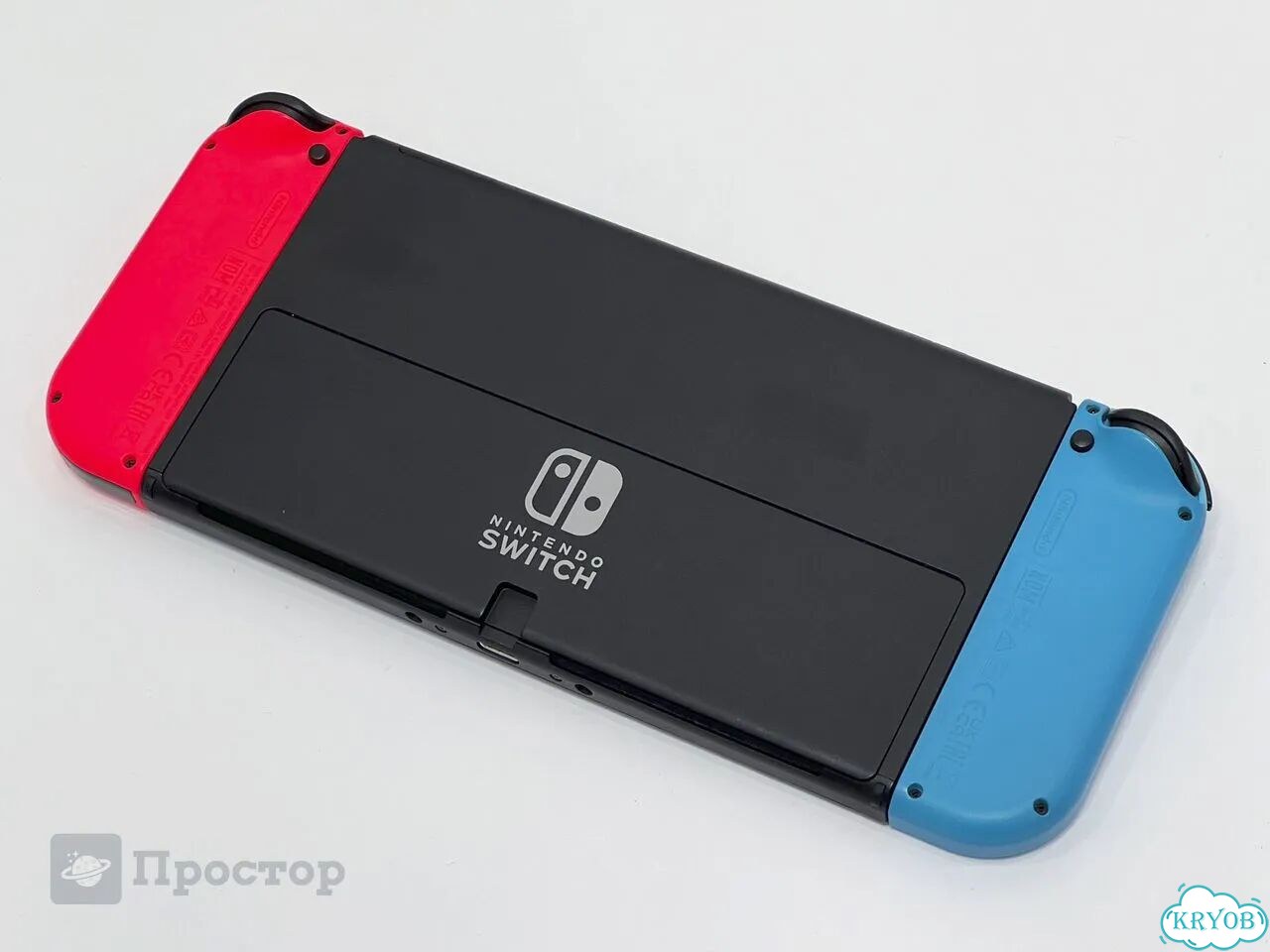 Nintendo Switch oled, Чипован, 256 гб, Red-Blue фото 3