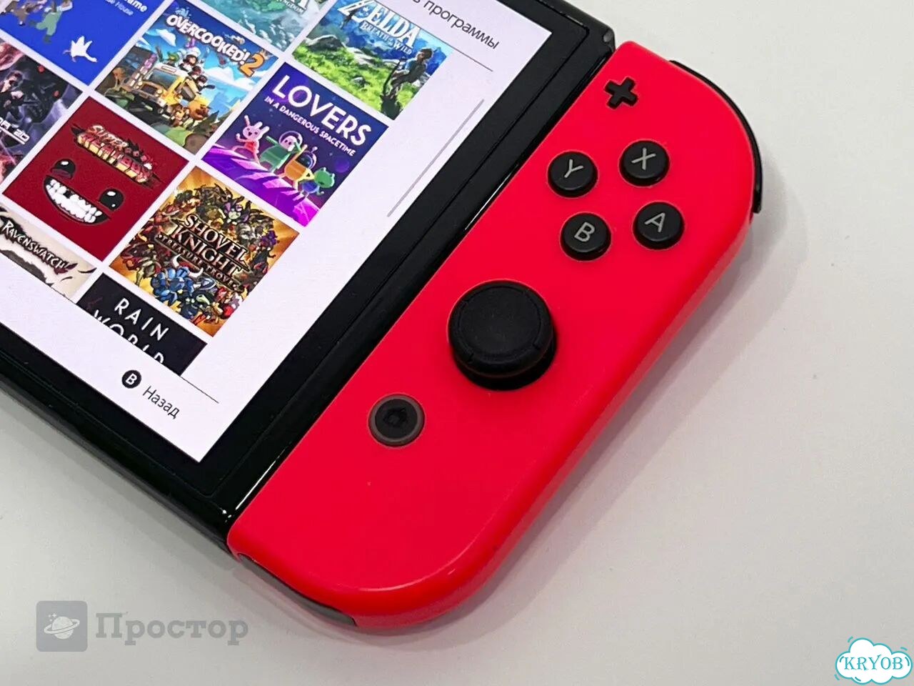 Nintendo Switch oled, Чипован, 256 гб, Red-Blue фото 4