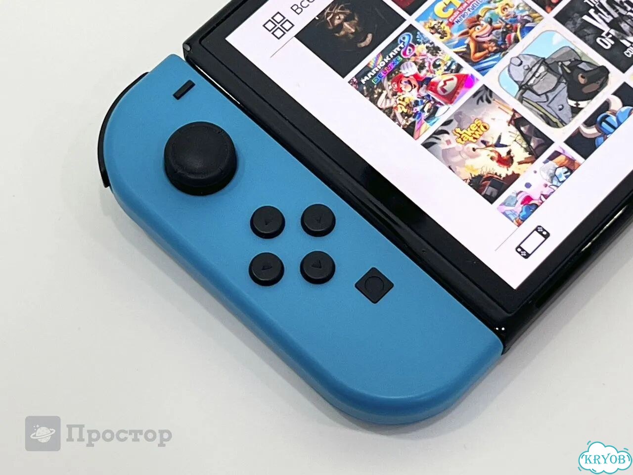 Nintendo Switch oled, Чипован, 256 гб, Red-Blue фото 5