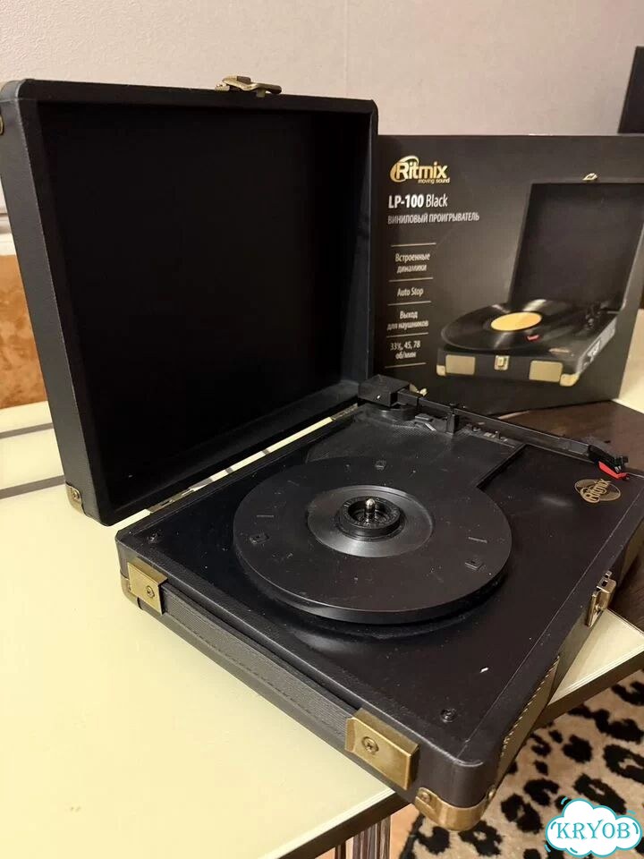 Проигрыватель винила ritmix lp-100 фото 3