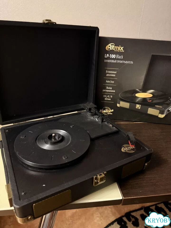 Проигрыватель винила ritmix lp-100 фото 4