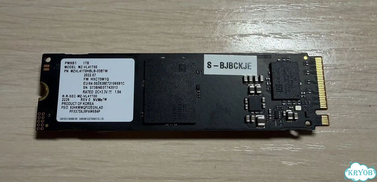 SSD M.2 Samsung PM9B1(980) / 1000GB / PCIe 4.0 x4 фото 1