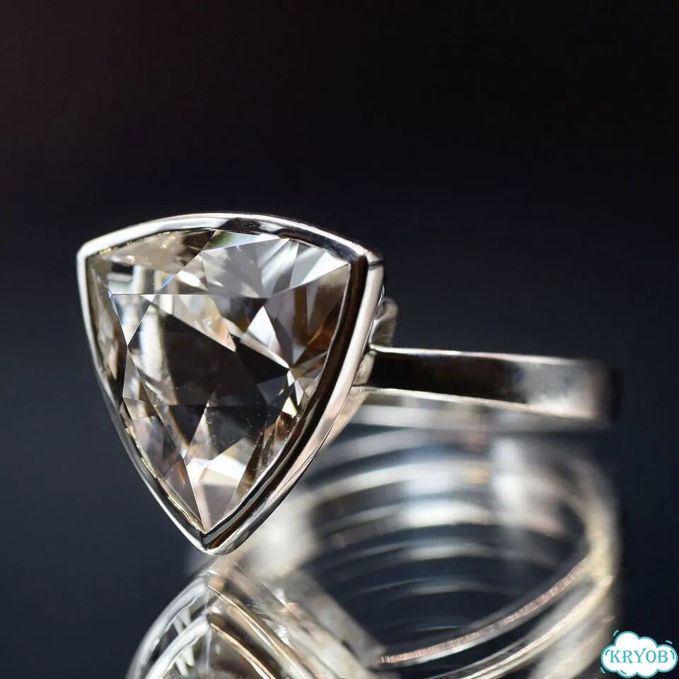 Кольцо Горный Хрусталь 6.00 ct. (Россия) фото 4