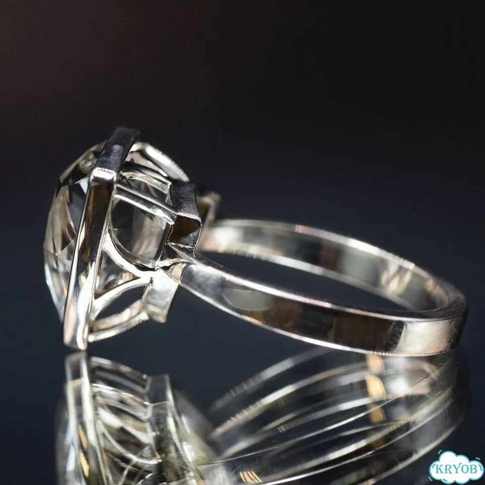 Кольцо Горный Хрусталь 6.00 ct. (Россия) фото 7