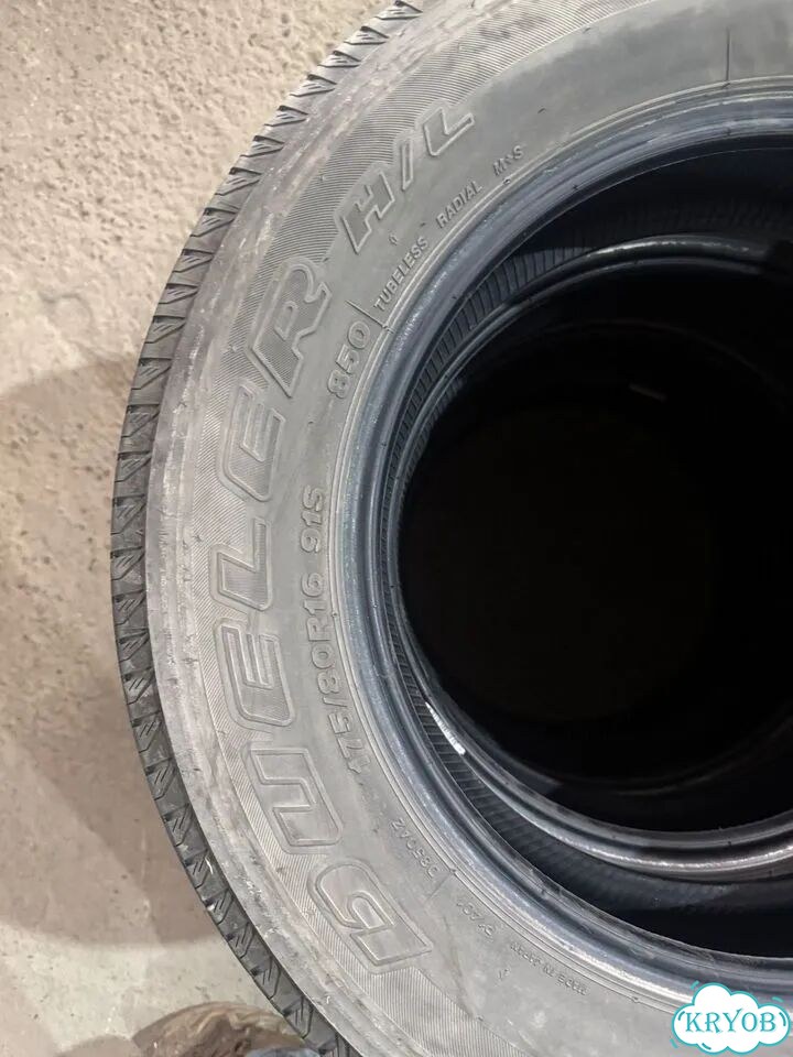 Bridgestone Dueler H/L 175/80 R16 91S фото 2