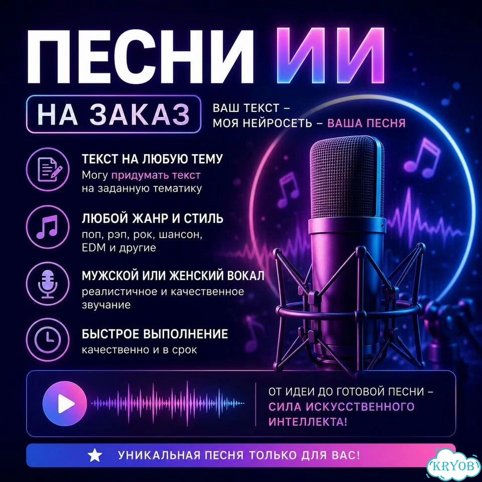 Создание песни через ии фото 1