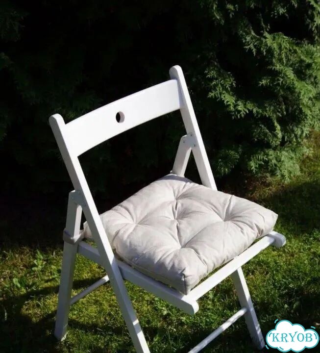 Стул IKEA складной белый фото 1