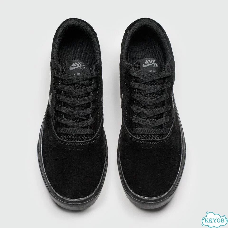 Кеды Nike SB Chron Suede Trp. Black фото 6