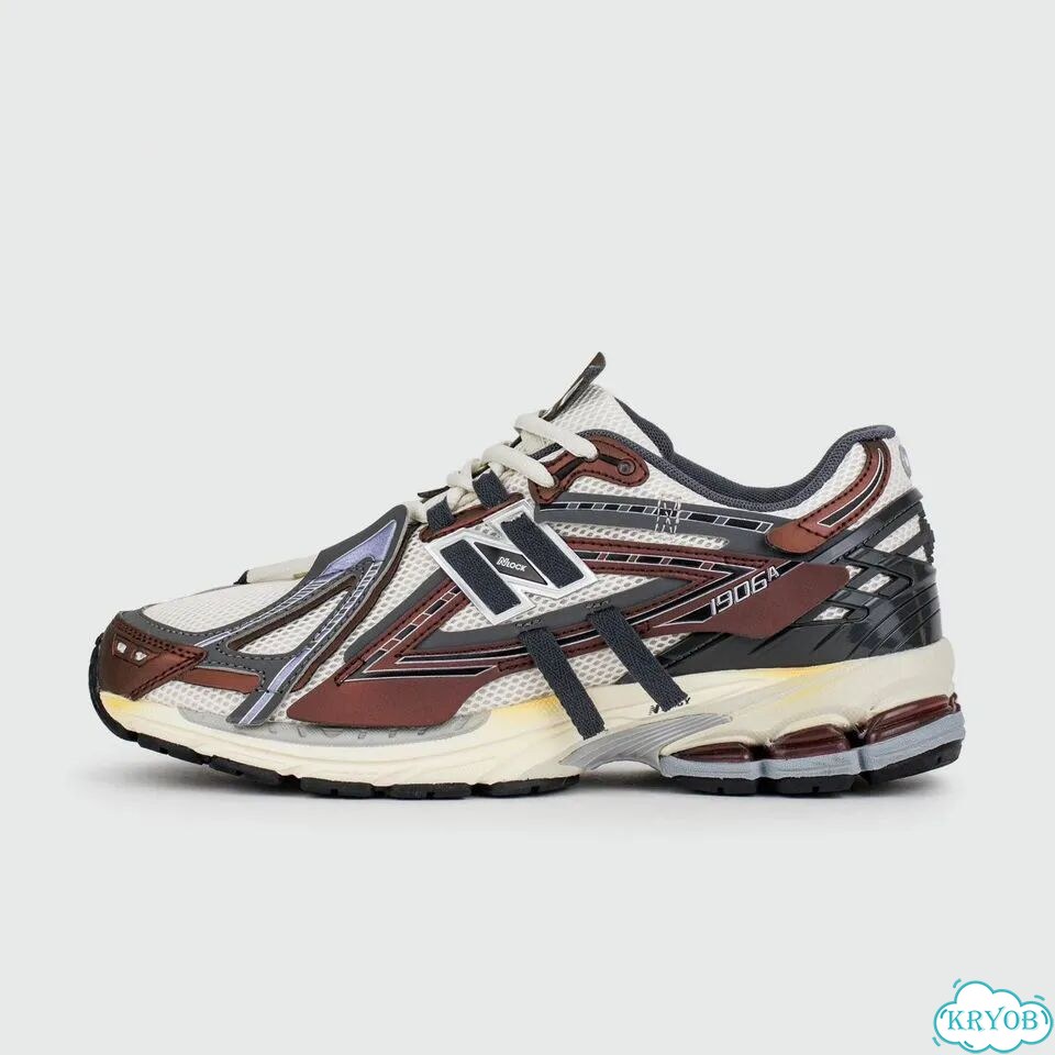 Кроссовки New Balance 1906A White / Brown фото 1