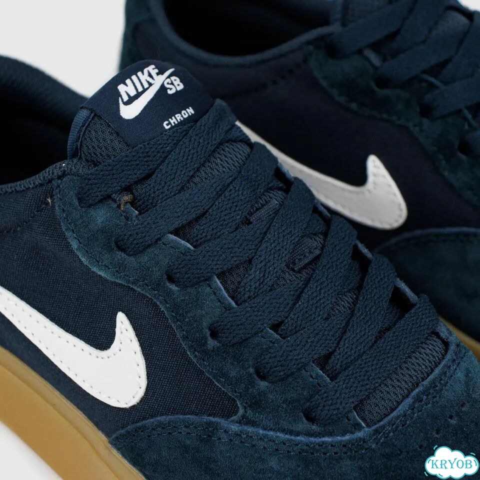 Кеды Nike SB Chron Suede Blue Gum фото 5