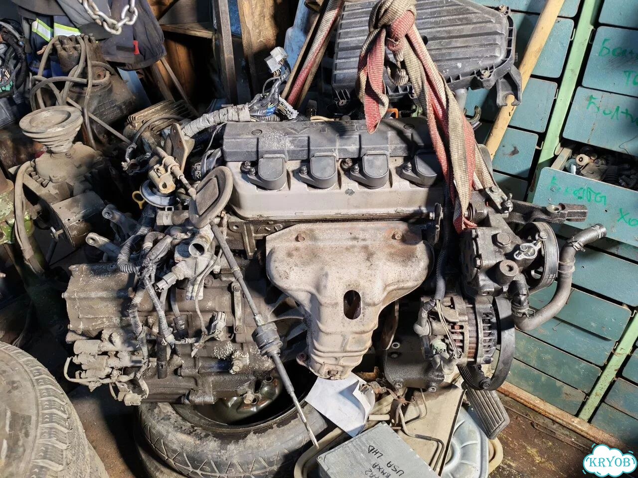 Двигатель Honda D17A2 фото 1