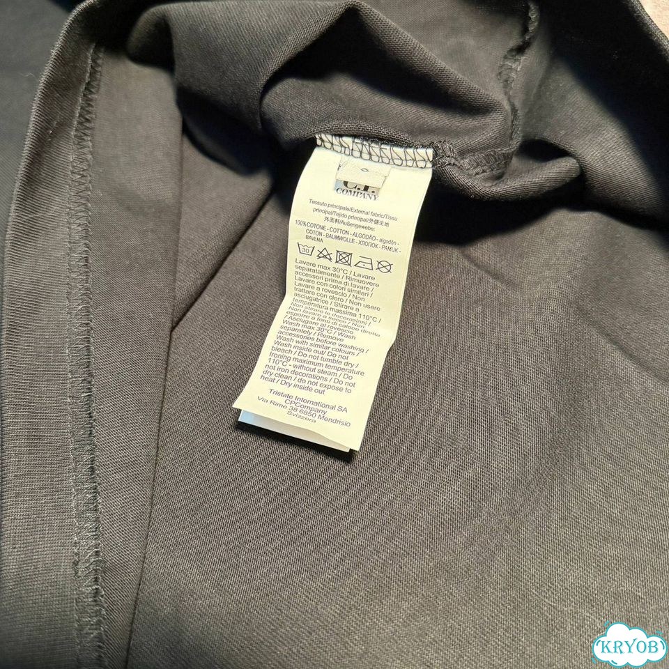 Футболка CP Company черная фото 3