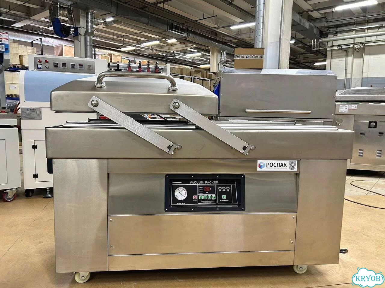 Промышленный вакууматор Rospak RVM D-600 / Упаковка лекарств фото 2