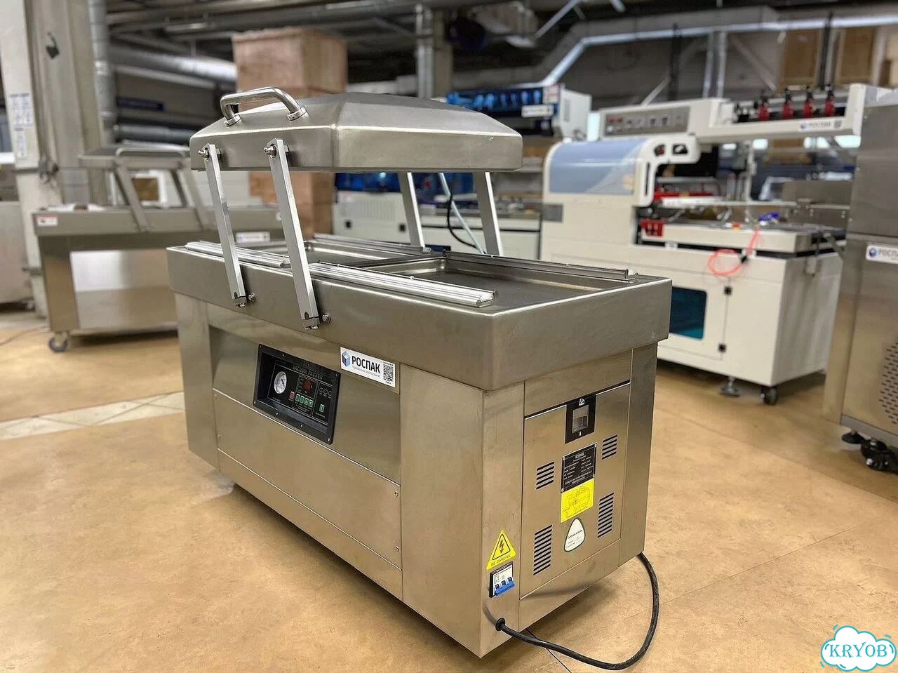Промышленный вакууматор Rospak RVM D-600 / Упаковка лекарств фото 8