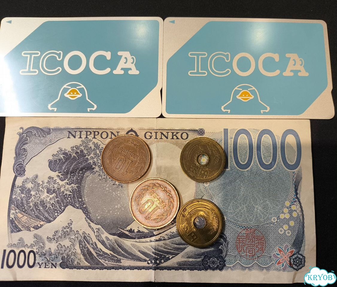 Две транспортные карты Японии icoca. Йены фото 1