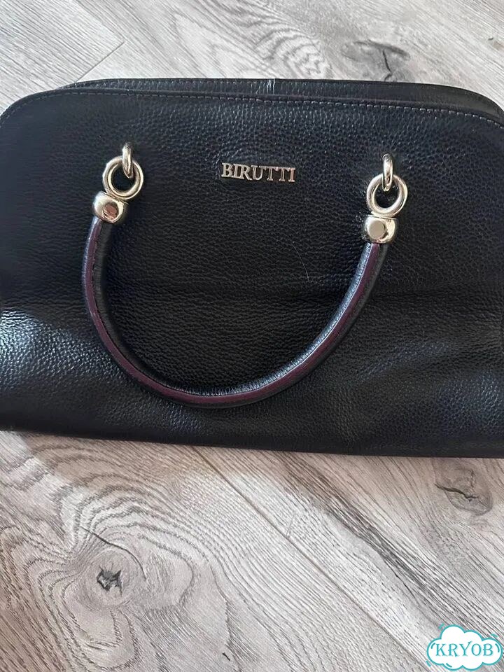 Сумка birutti чёрная винтаж фото 1