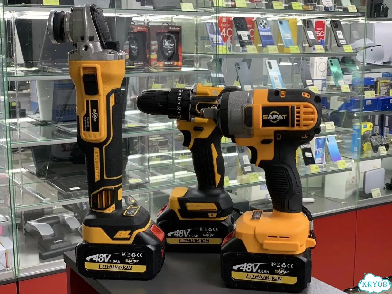 Набор аккумуляторного инструмента 5в1 Dewalt sapat фото 2