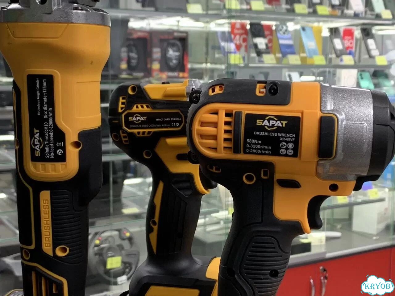 Набор аккумуляторного инструмента 5в1 Dewalt sapat фото 3