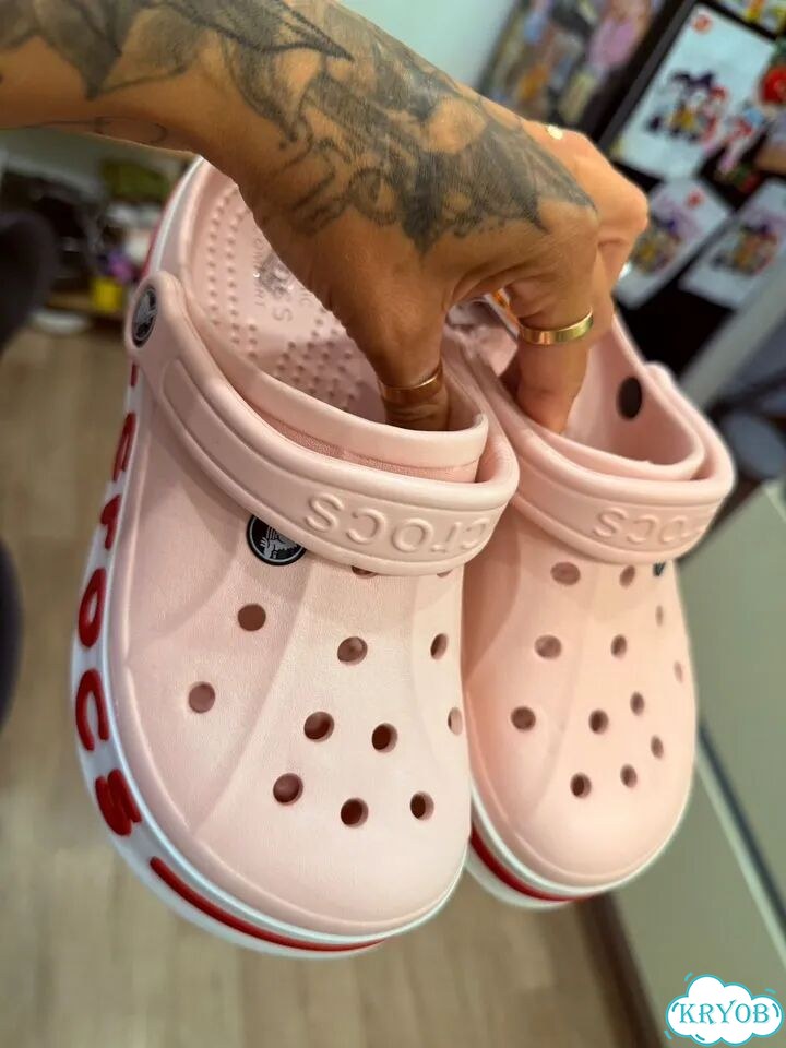 Crocs сабо розовые новые 35 фото 1