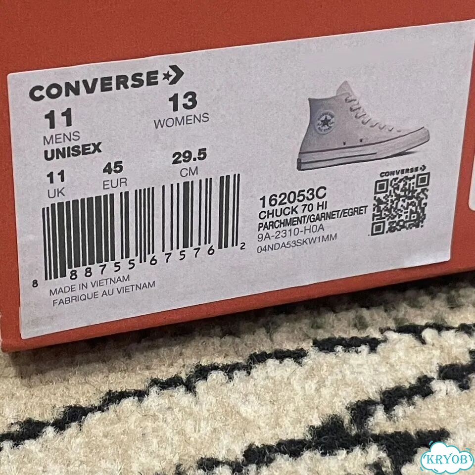 Кеды converse chuck taylor 70 оригинал описание фото 5