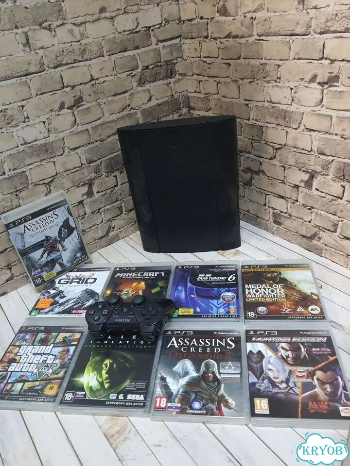 PS3 SuperSlim 500Gb фото 1