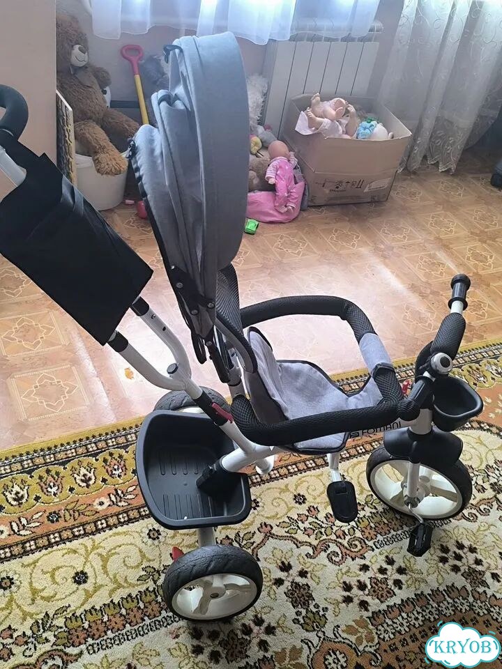 Продам детский велосипед с родительской ручкой фото 2