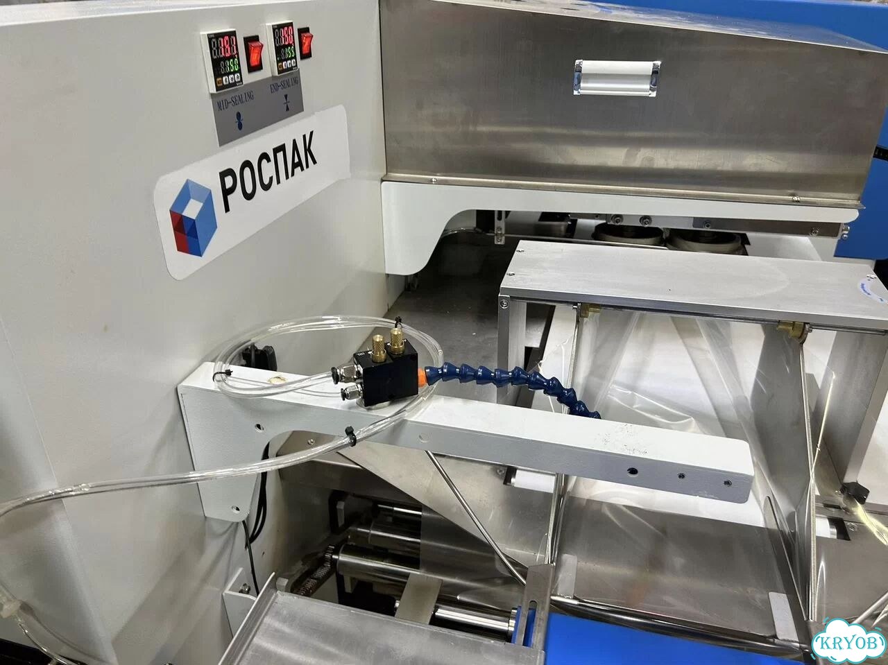 Горизонтальный упаковщик (опция газ+спирт) AGR-700wxse с гарантией и доставкой фото 11