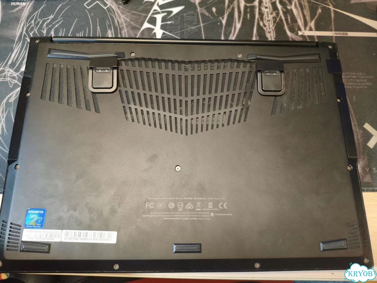 Ноутбук gigabyte aero 15 (i7-7700hq, GTX 1060) фото 3