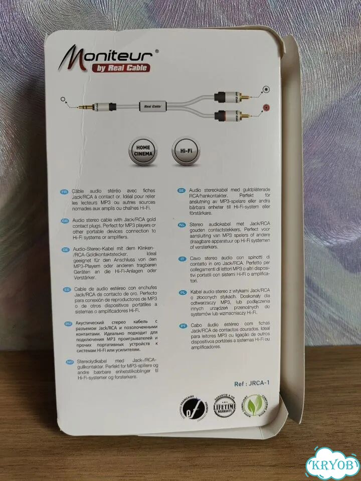 Аудио кабель, Real Cable, jrca-1, 1,5 м фото 2