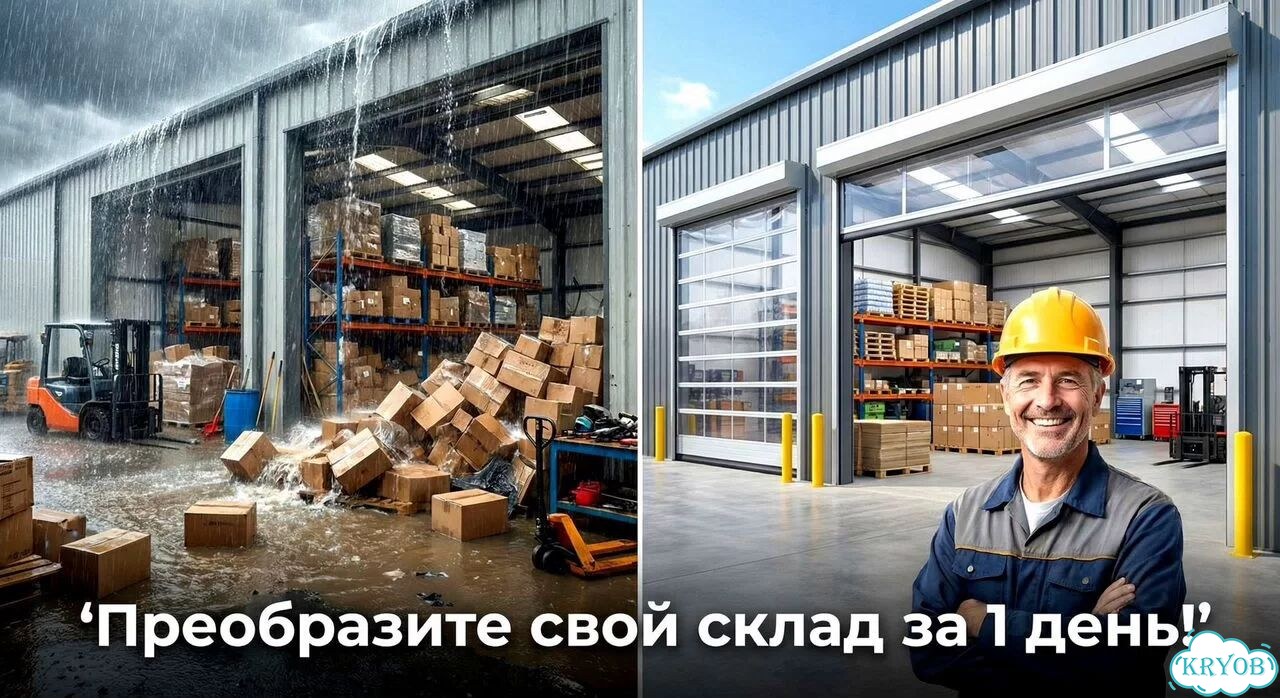 Пвх автоматические ворота для сто фото 1