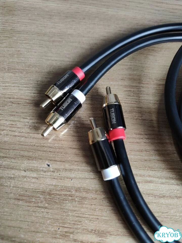 Аудио кабель RCA, Tubon, 2 метра фото 2