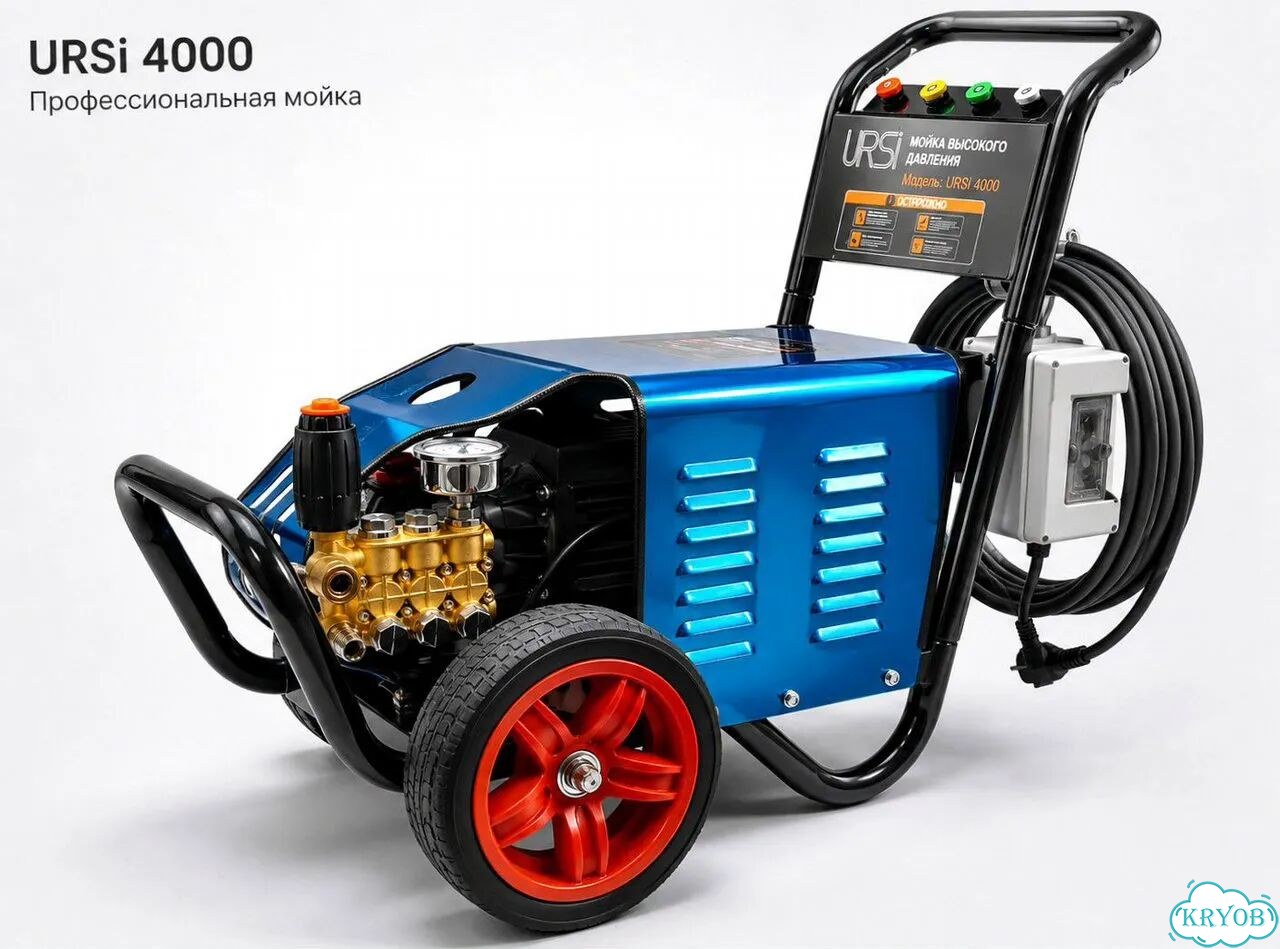 Мойка высокого давления URSi 4000 200 бар, 4 кВт фото 1