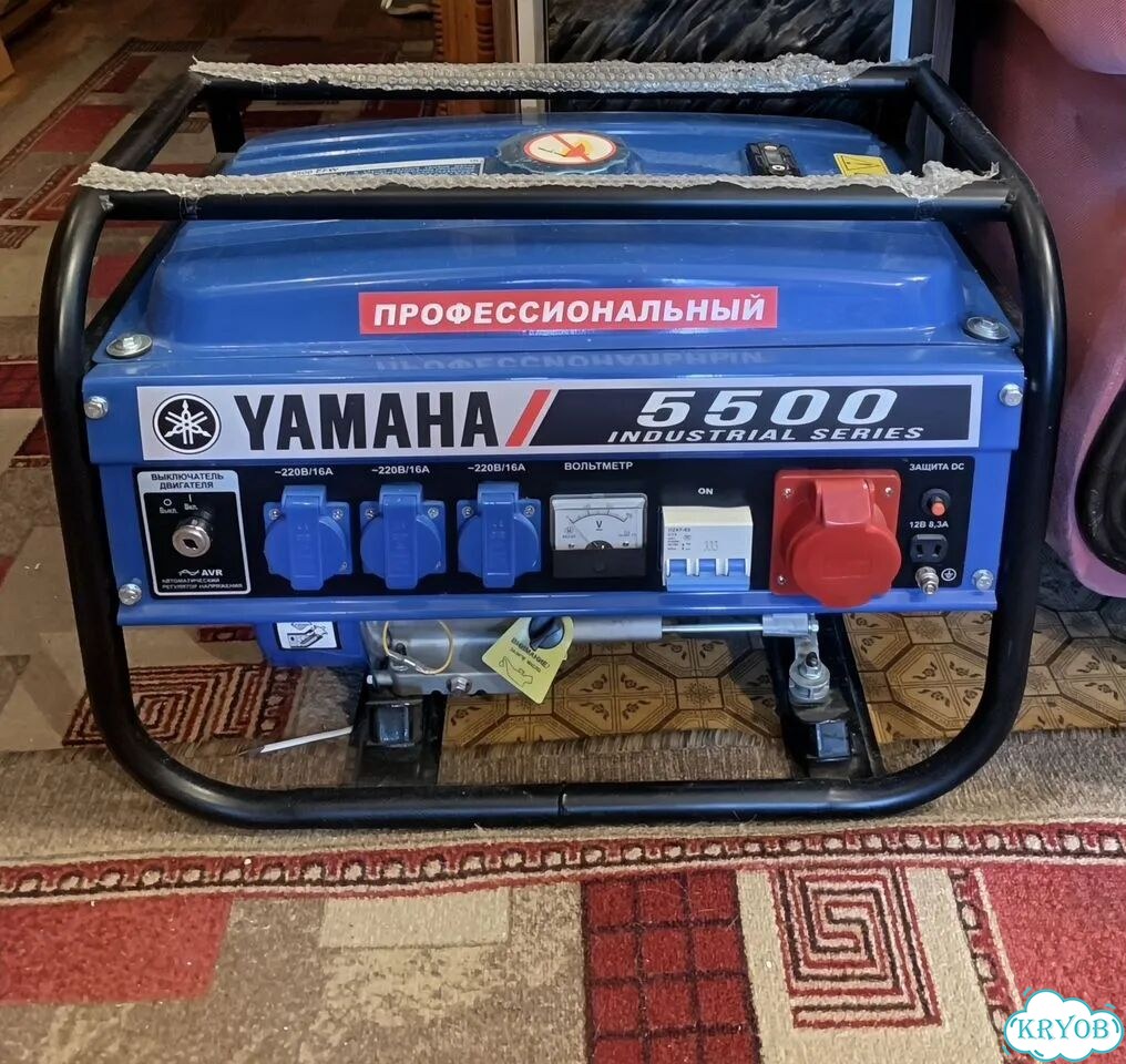 Генератор бензиновый yamaha ef 5500 efw фото 2