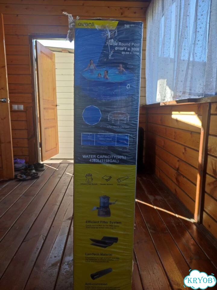Каркасный бассейн бу 305на78 фото 1