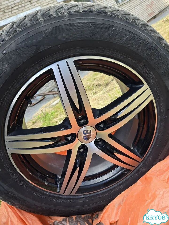 Литье с зимней резиной 225/65R17 Dunlop фото 1