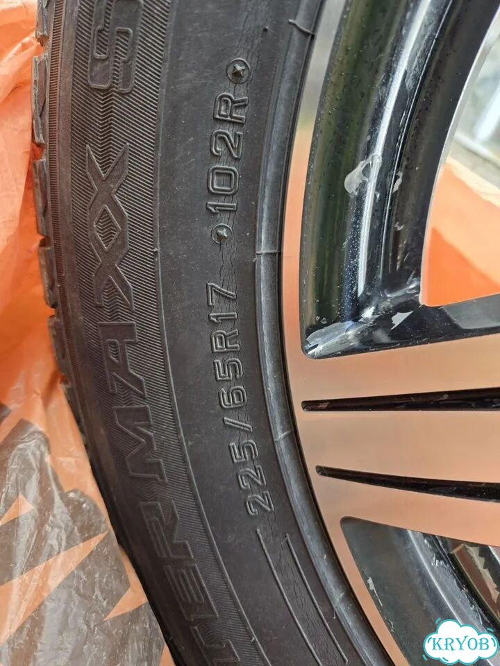 Литье с зимней резиной 225/65R17 Dunlop фото 6