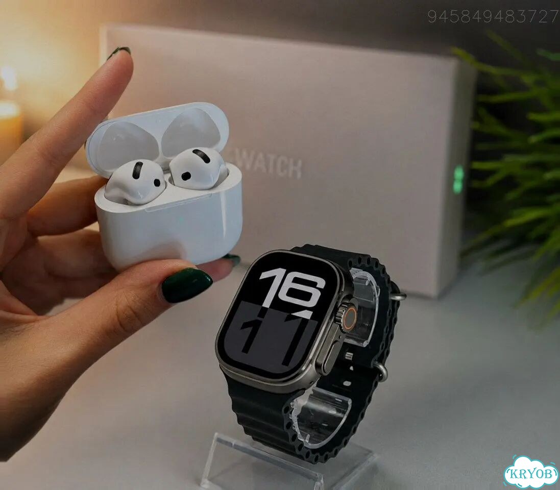 Apple Watch Ultra 3 49mm + AirPods 4 (Комплект) фото 1