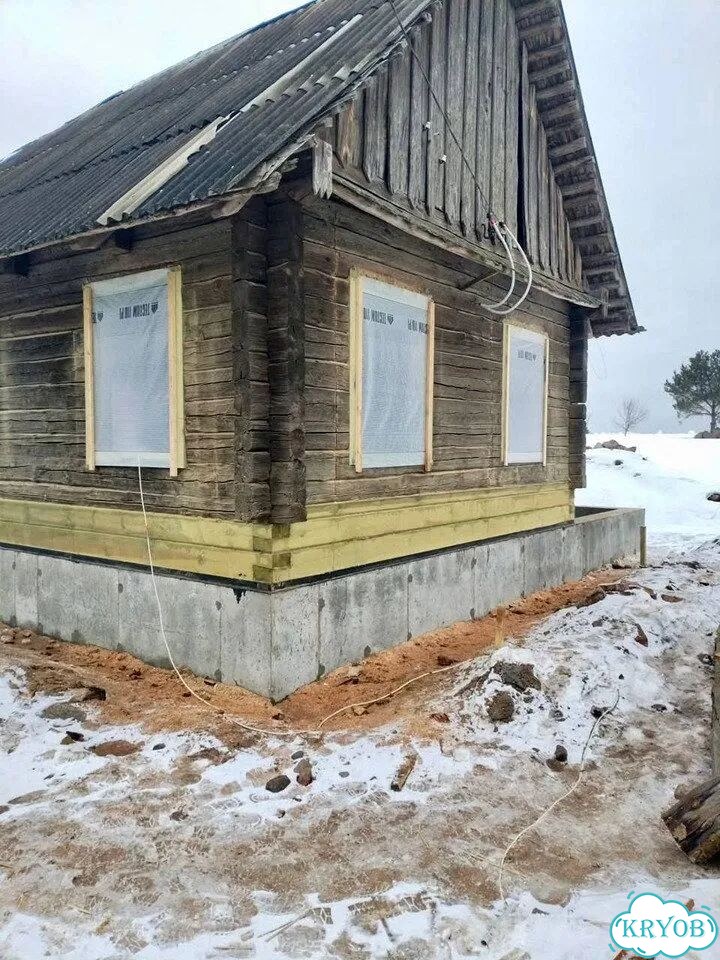 Выправить дом / Ремонт нижних венцов / Подъем дома фото 3