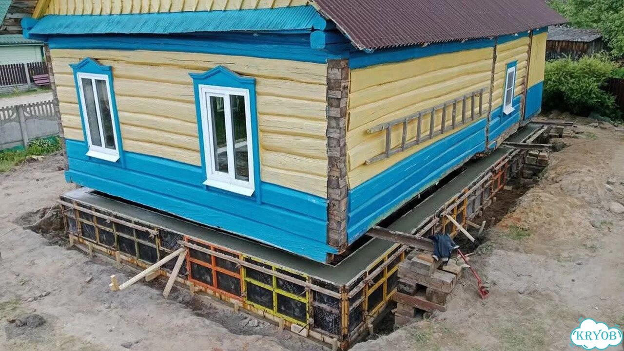 Выправить дом / Ремонт нижних венцов / Подъем дома фото 7