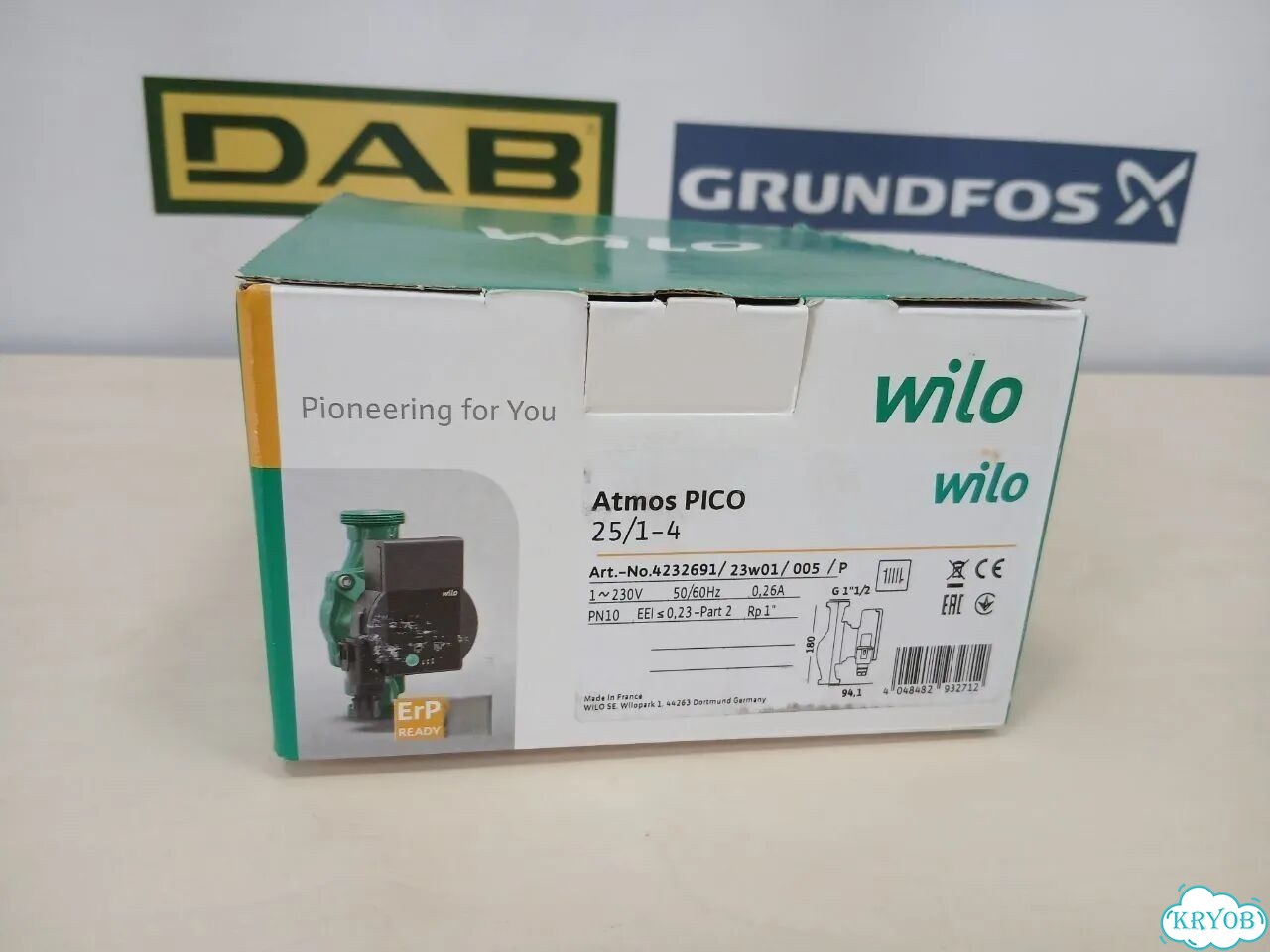 Циркуляционный насос Wilo Atmos pico 25/1-4 180 фото 1