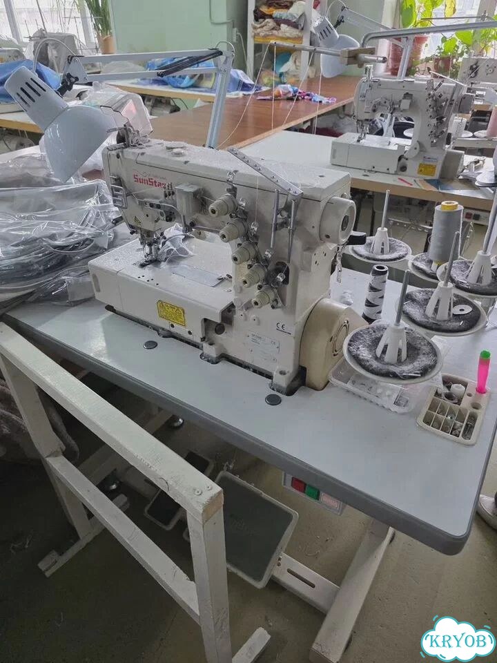 SunStar SF-7500 — промышленная плоскошовная машина фото 1