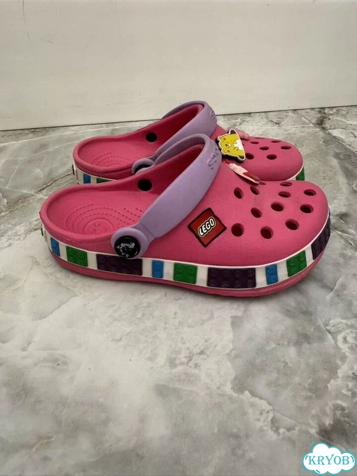 Crocs lego c 12 c 13 розовые 29-30 фото 4
