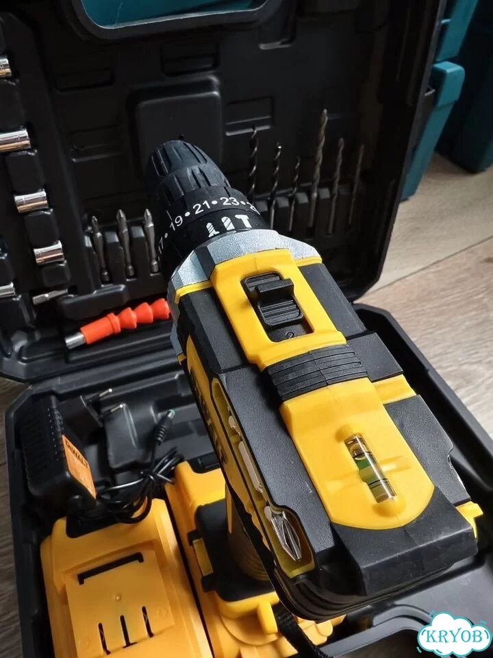 Шуруповерт DeWalt с набором инструментов АКБ 48V фото 3