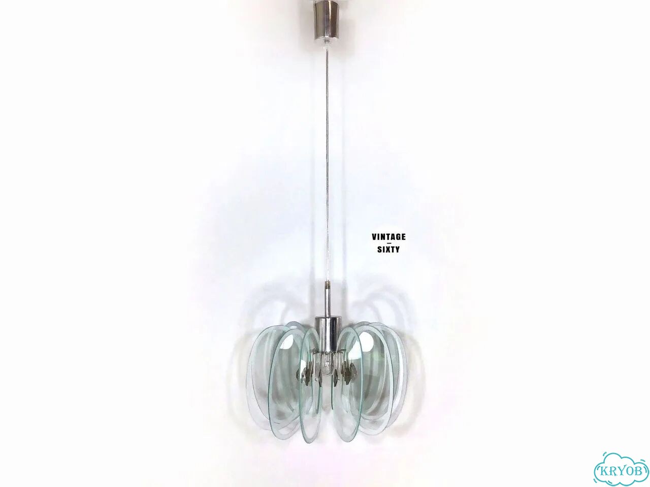 Светильник подвесной редкий ГДР 60-70е гг фото 2