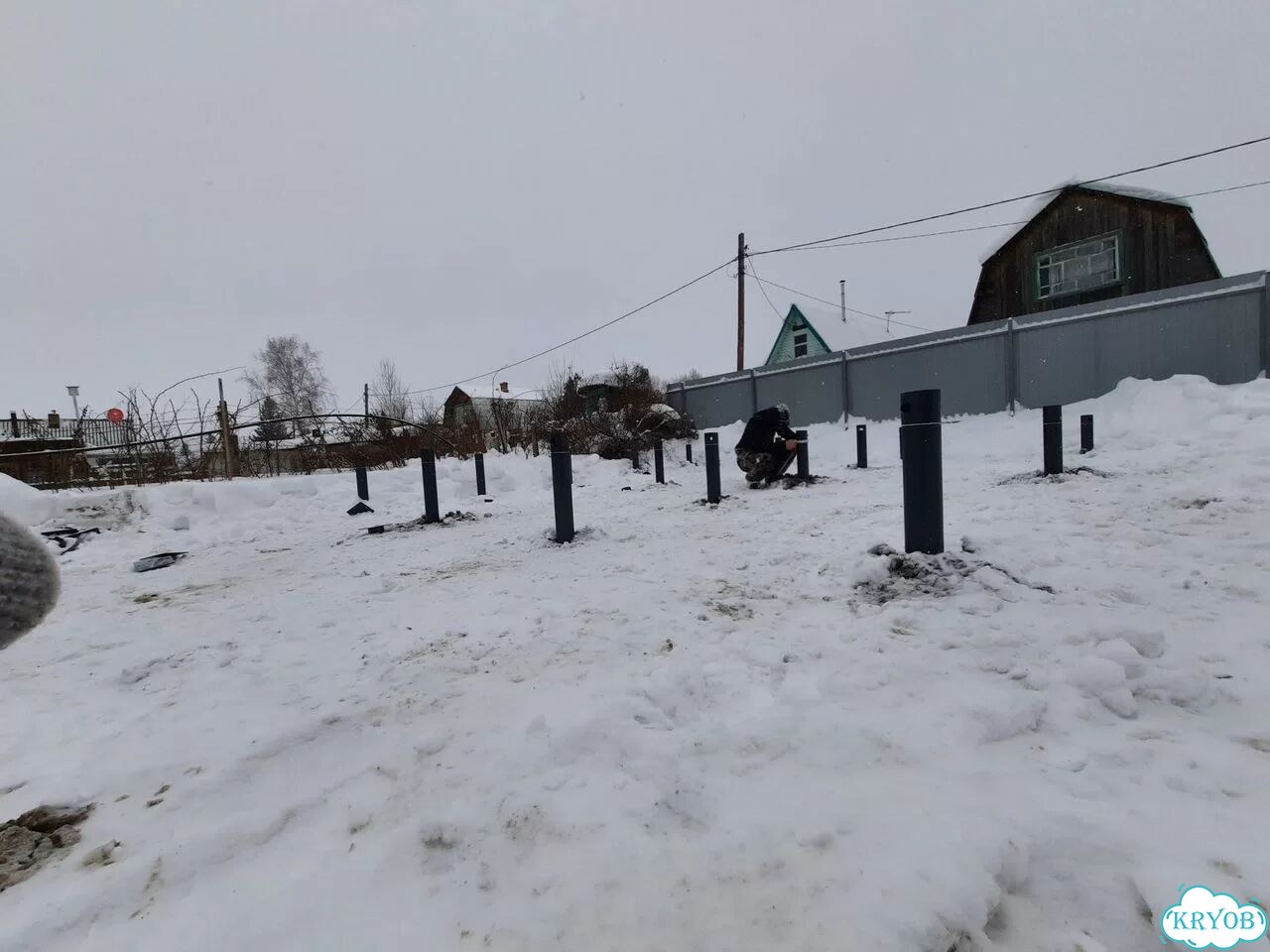 Монтаж винтовых свай фото 1