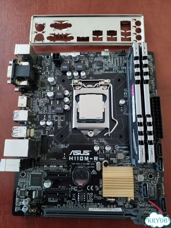 Мат. Плата Asus, Проц Pentium, озу DDR4 фото 1