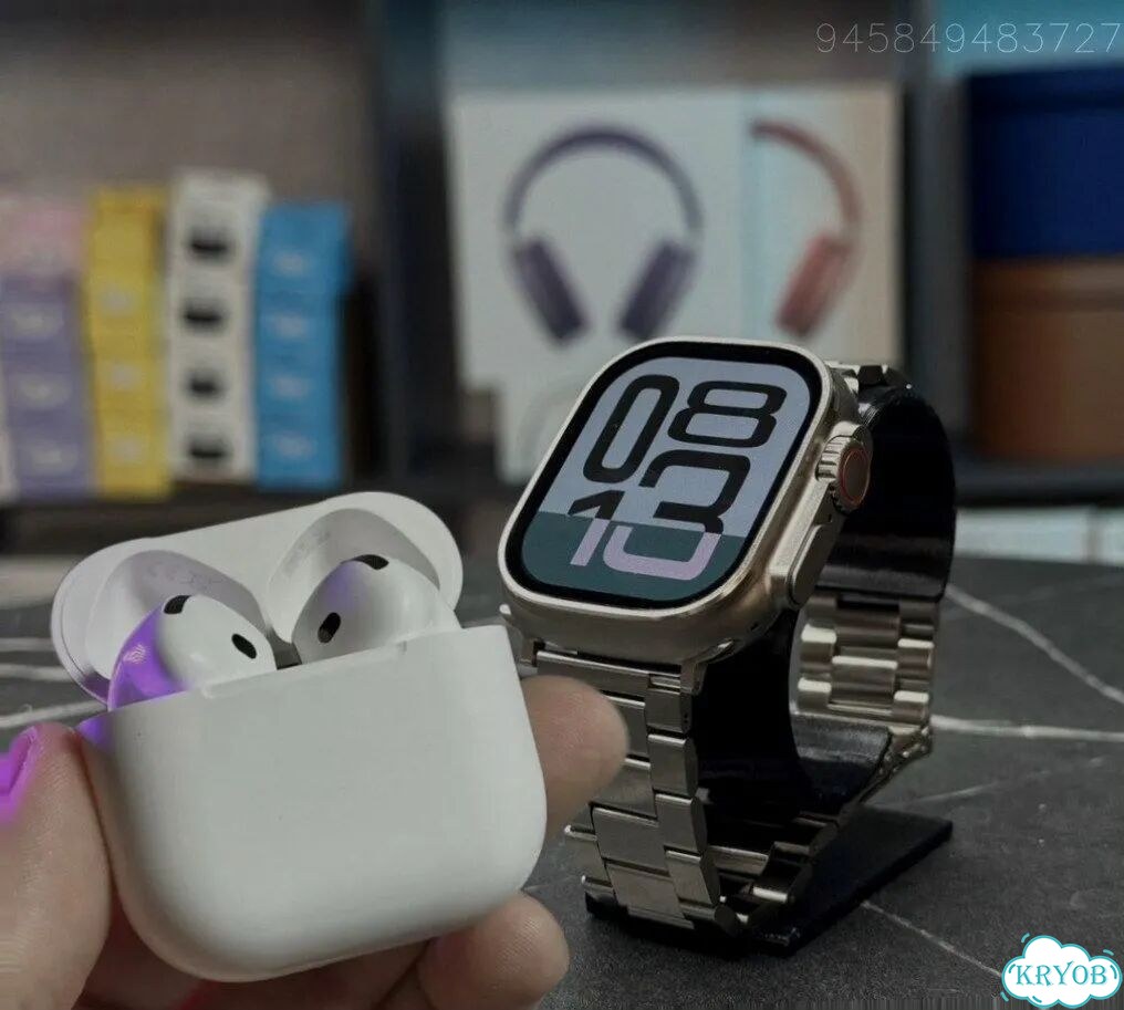 Apple Watch Ultra 3 + AirPods 4 ANC (Комплект) фото 1