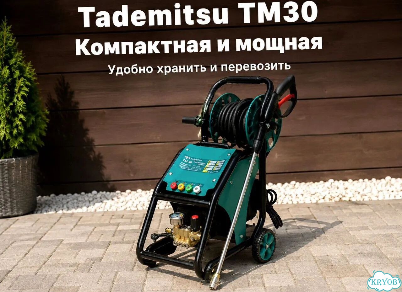Мойка Tademitsu TM30 200 бар для авто и дома фото 1