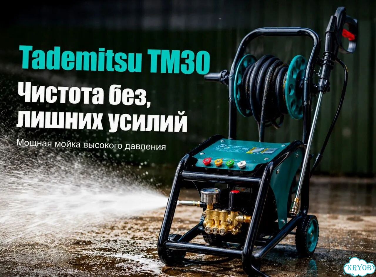 Мойка Tademitsu TM30 200 бар для авто и дома фото 7