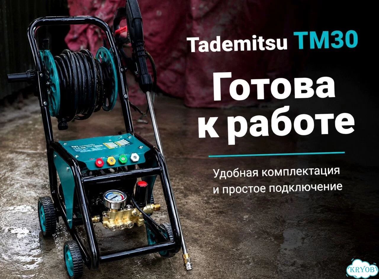 Мойка Tademitsu TM30 200 бар для авто и дома фото 8